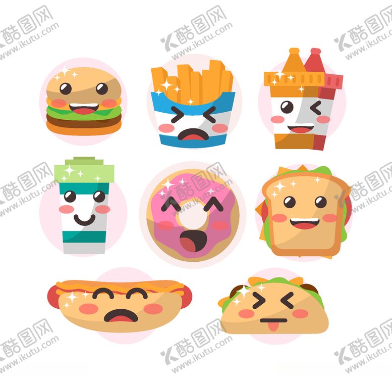 编号：86438510110618547222【酷图网】源文件下载-可爱食物