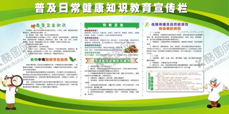 编号：54787006231728399770【酷图网】源文件下载-健康知识教育宣传栏