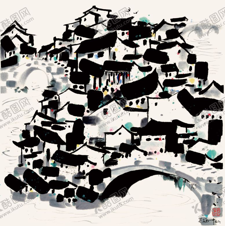 编号：71721007092308266829【酷图网】源文件下载-山水风景水墨国画