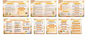 健康教育展板秋季养生三项注意