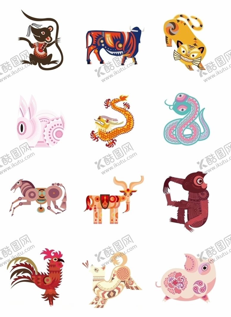 编号：29639910300749198385【酷图网】源文件下载-生肖