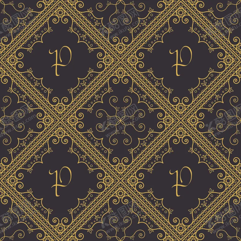 编号：79518209090542555642【酷图网】源文件下载-欧式奢华装饰背景