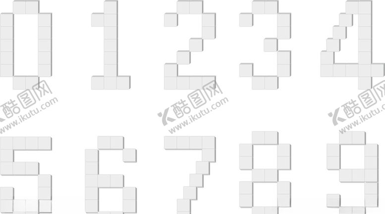 编号：83464006251806256173【酷图网】源文件下载-立体数字
