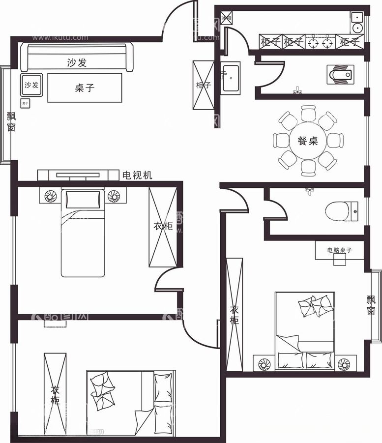 编号：82965612240101093954【酷图网】源文件下载-室内图