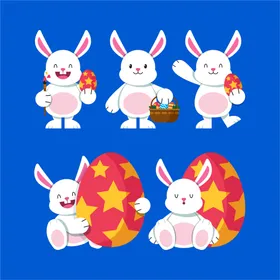 兔子可爱卡通小动物