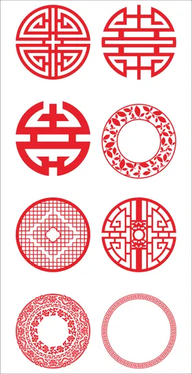 圆形花纹