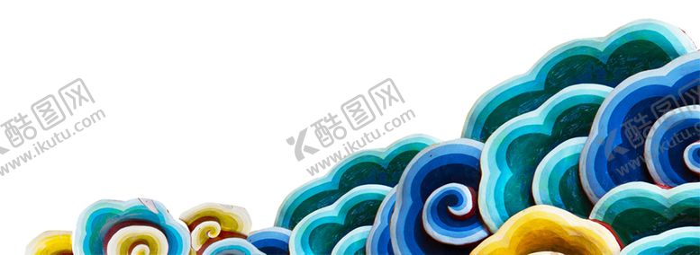 编号：82212109291729176752【酷图网】源文件下载-彩色祥云元素