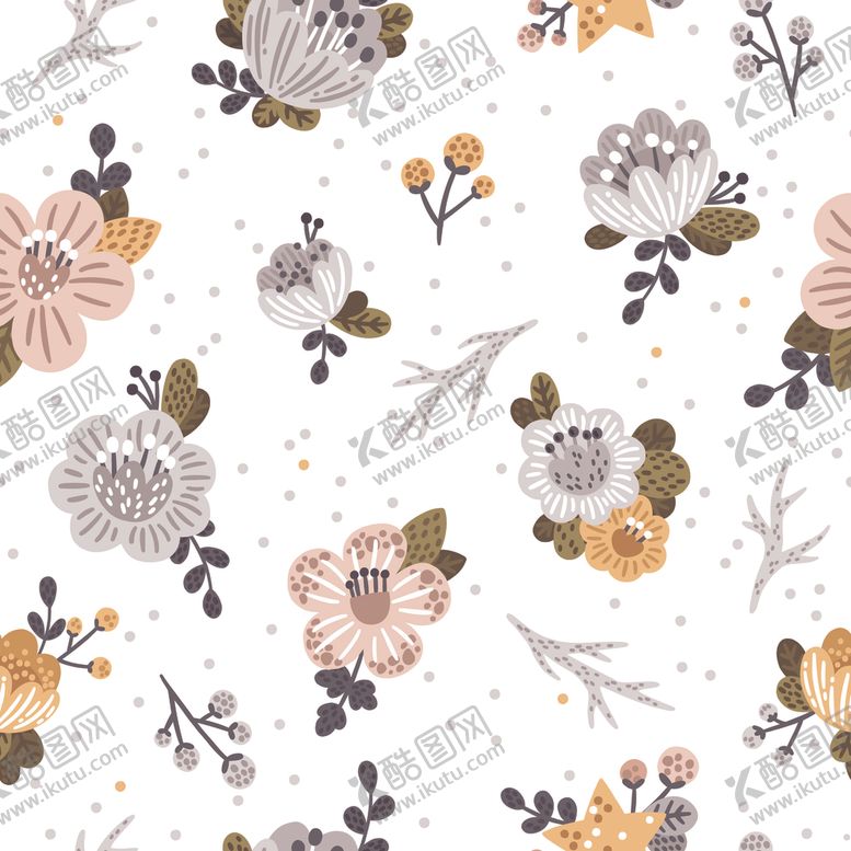 编号：28991710312016514542【酷图网】源文件下载-小清新卡通图案背景