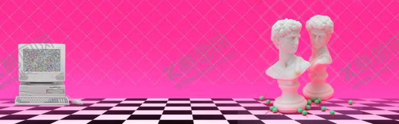 编号：60461209230331563787【酷图网】源文件下载-蒸汽波背景