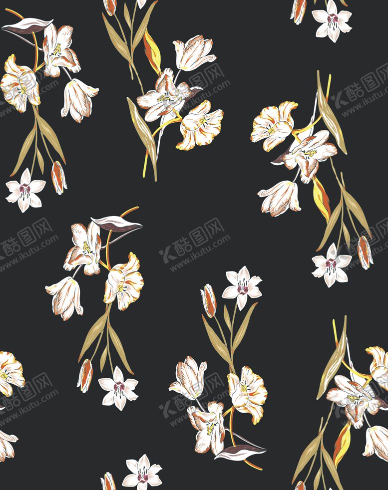 编号：16742709241445576977【酷图网】源文件下载-手绘花卉