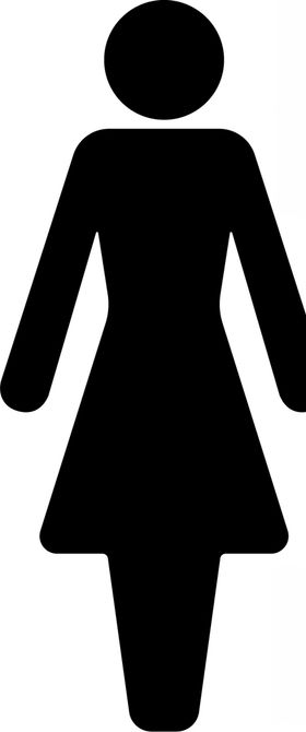 女生女性标识图标