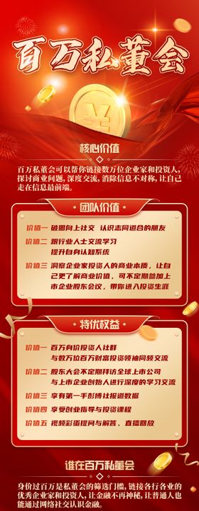 团体介绍私董会长图海报