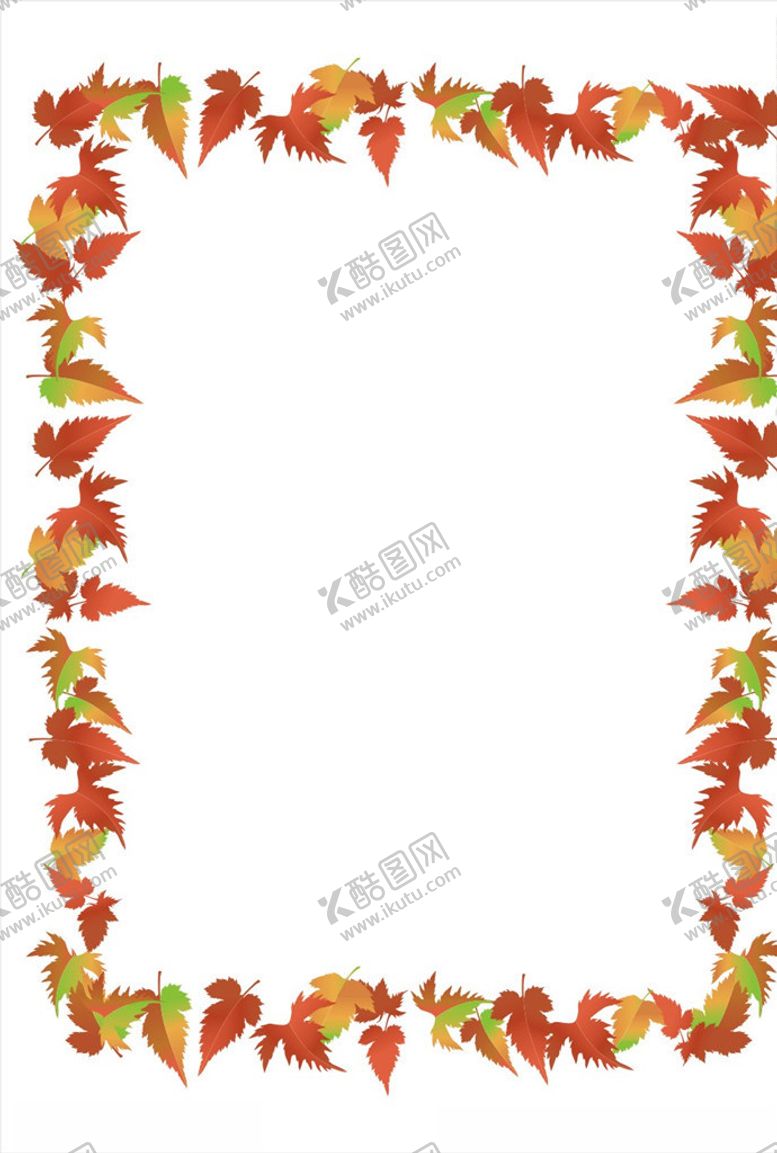 编号：77062607061329528891【酷图网】源文件下载-树叶边框