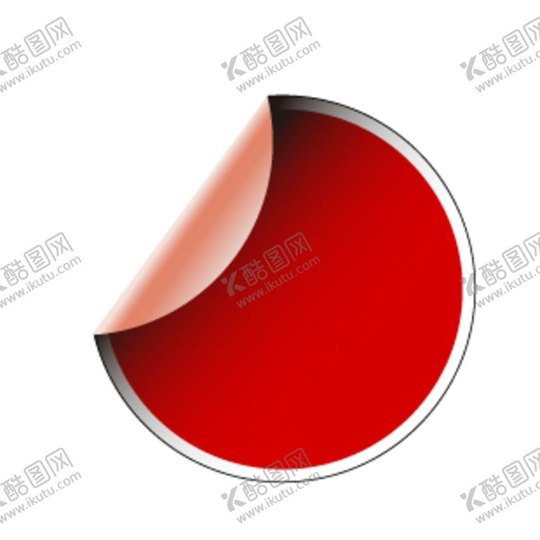 编号：47644210022005467864【酷图网】源文件下载-深红色圆形标签