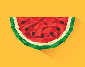 lowpoly水果