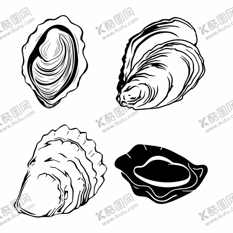 编号：35309702030235502658【酷图网】源文件下载-生蚝图案