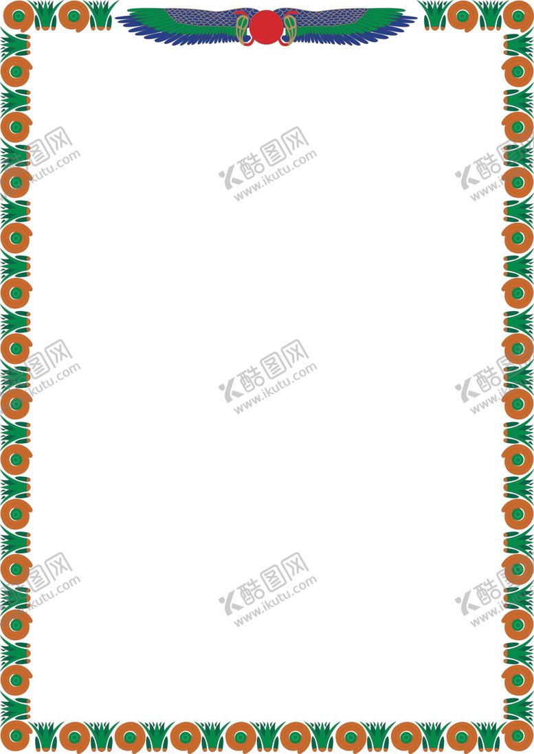 编号：93475104181426429214【酷图网】源文件下载-简约花纹边框