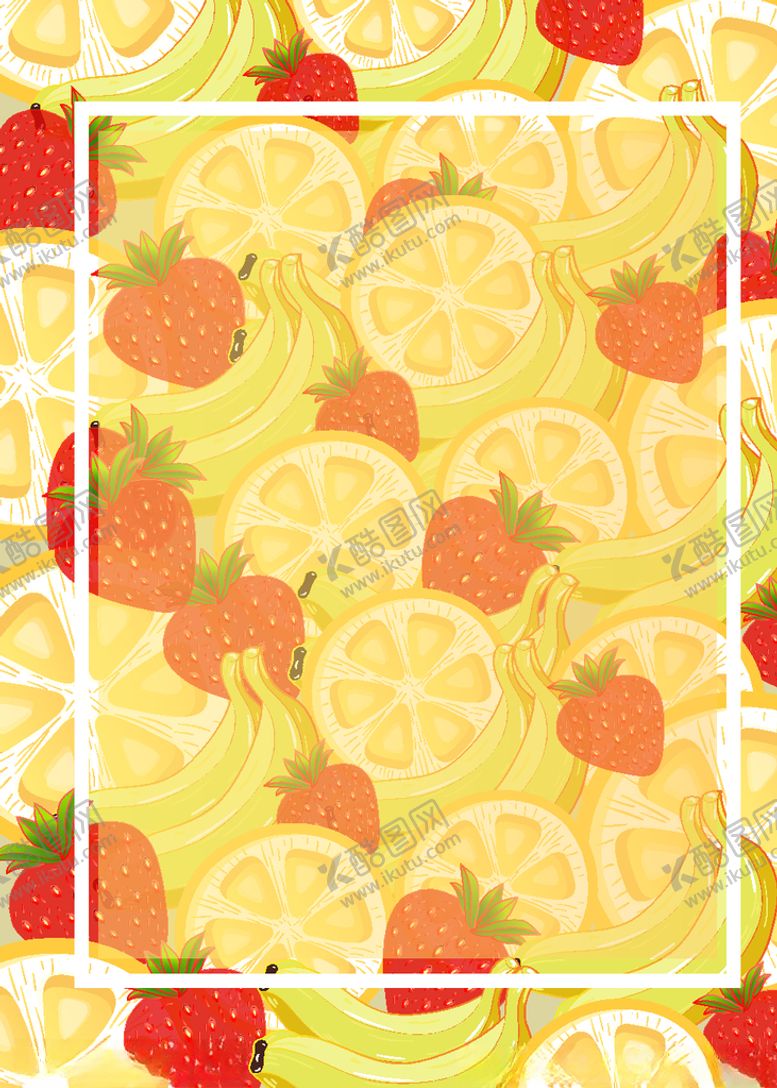 编号：11378809140800298400【酷图网】源文件下载-水果促销水果合集背景