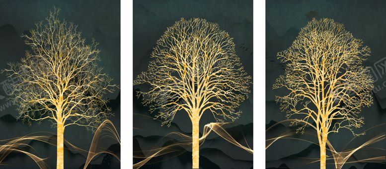 编号：22535909232352233882【酷图网】源文件下载-创意国潮装饰画图片