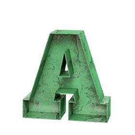 3D立体字母A