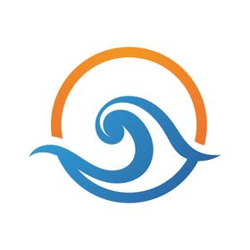 创意海浪图形标志logo