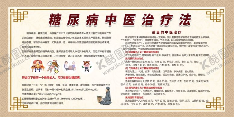 编号：56853902171208477934【酷图网】源文件下载-糖尿病中医治疗法