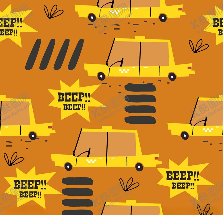 编号：34099607011556488868【酷图网】源文件下载-创意交通阻塞无缝背景