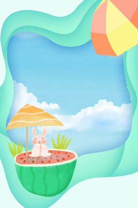 夏天背景日季冰块