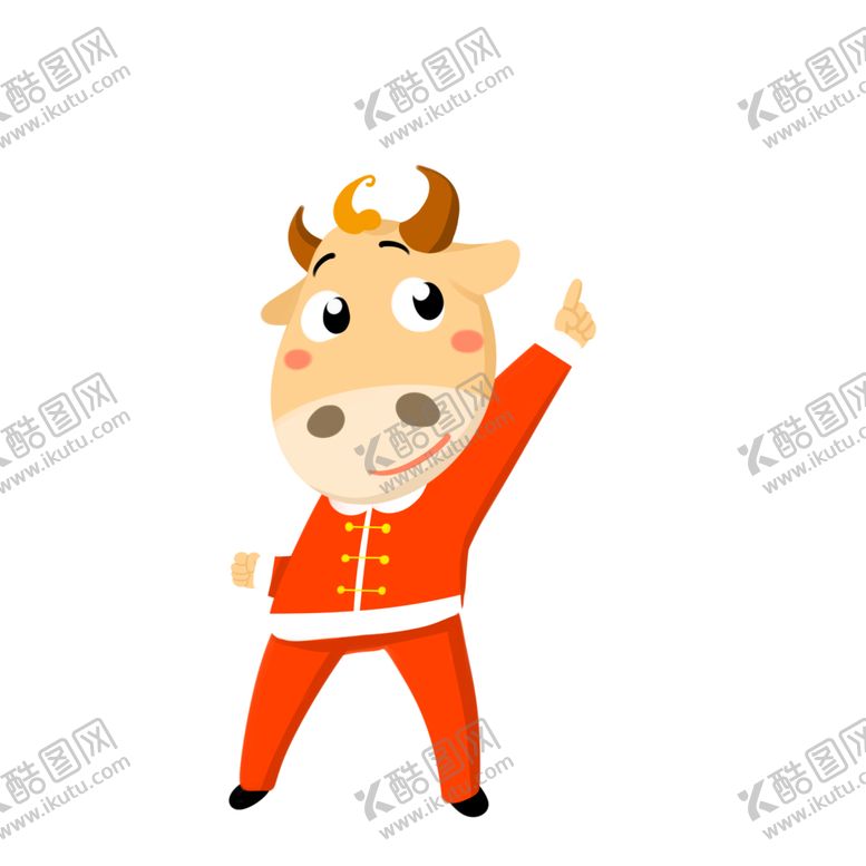 编号：20185905152317131138【酷图网】源文件下载-牛年卡通形象