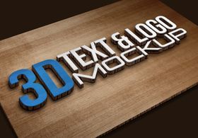 3dLOGO样机标志设计立体logo