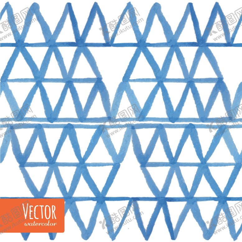 编号：69980710211854077016【酷图网】源文件下载-小清新蓝色水彩波纹图案