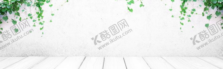 编号：86850710091121277633【酷图网】源文件下载-夏日绿色小清新墙面爬山虎