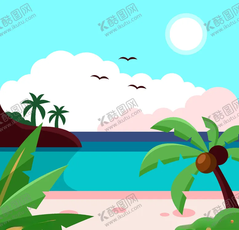 编号：36334206231539481558【酷图网】源文件下载-小岛自然风光