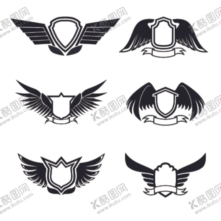 编号：48286610030624522632【酷图网】源文件下载-翅膀logo