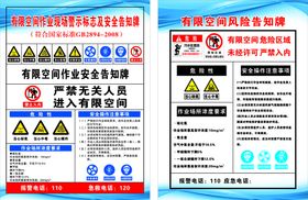 有限空间严禁入内