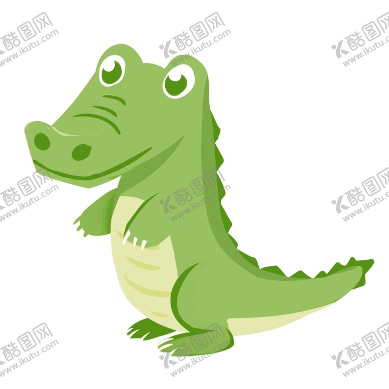 编号：16233605021023153805【酷图网】源文件下载-卡通鳄鱼