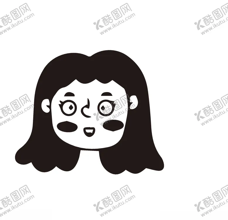 编号：26319304160136008990【酷图网】源文件下载-卡通女孩