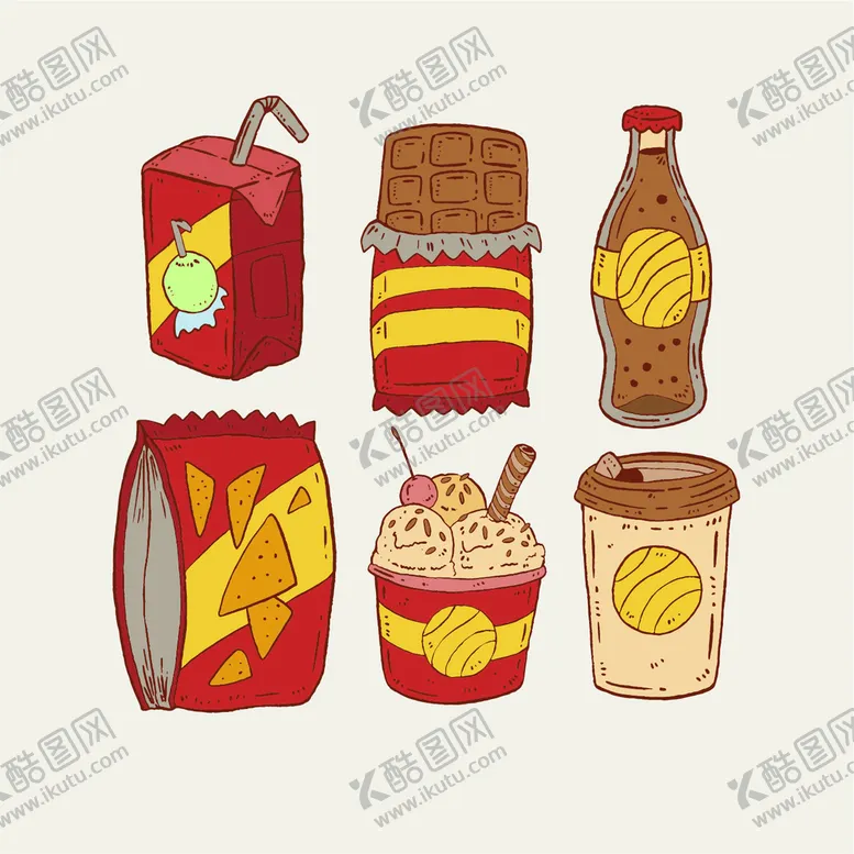 编号：25183410111202181645【酷图网】源文件下载-零食 