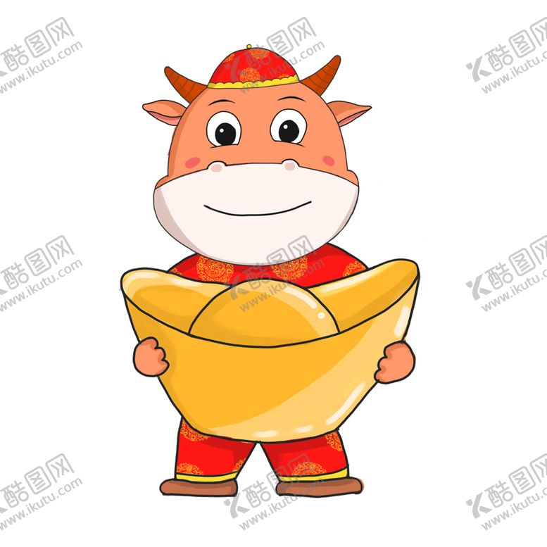 编号：11686305091043502514【酷图网】源文件下载-牛卡通形象(88)