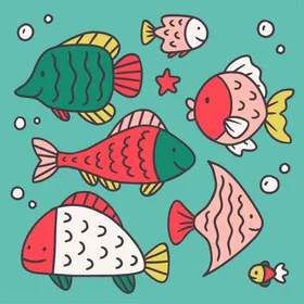 海洋生物鱼类动底世界