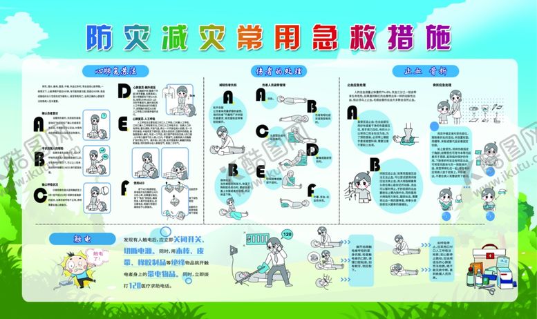 编号：41902410311556201705【酷图网】源文件下载-防灾减灾宣传教育知识展板