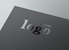 UV标志效果样机商标样板立体logo