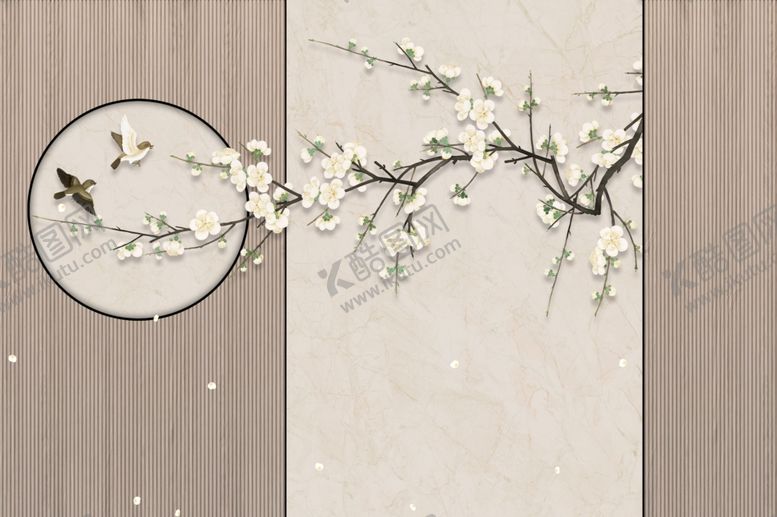 编号：85791804201706094972【酷图网】源文件下载-格栅背景墙