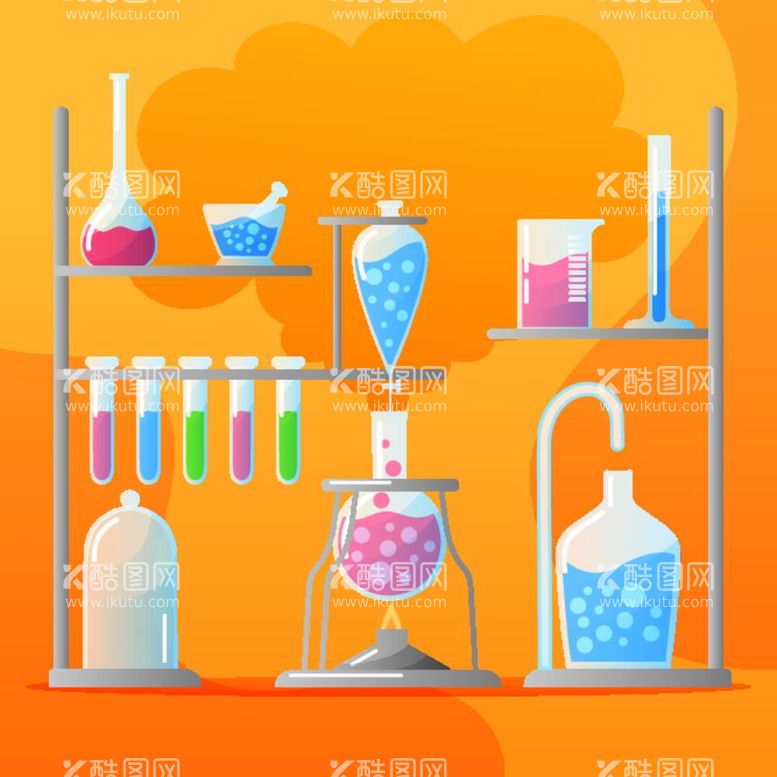 编号：53454811290624194701【酷图网】源文件下载-实验器材 