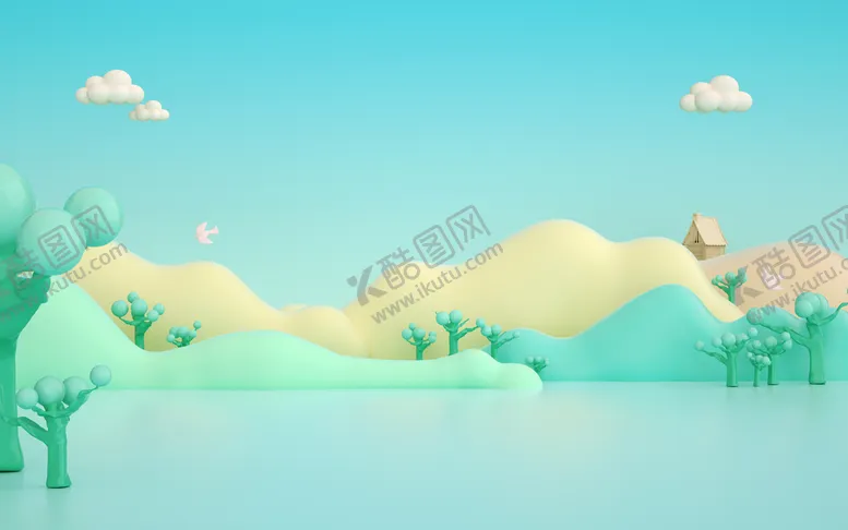编号：29205901270800472651【酷图网】源文件下载-C4D  3D背景 