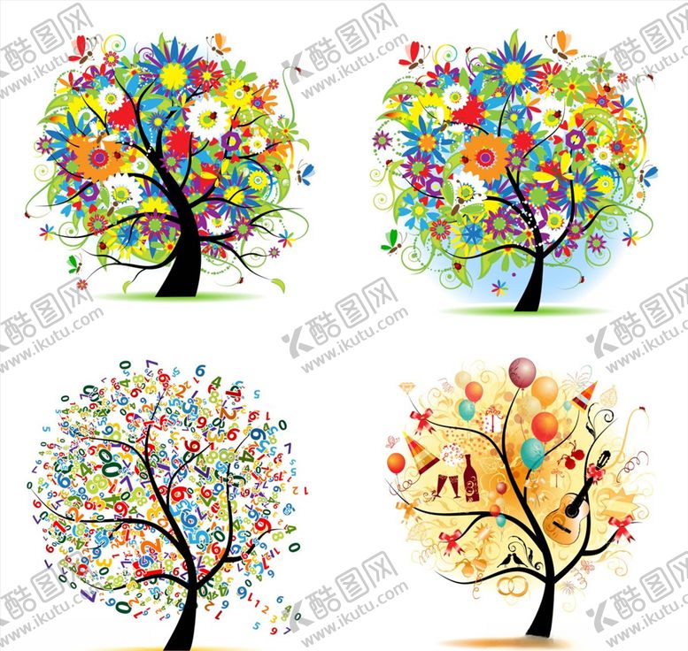 编号：78778410300241372017【酷图网】源文件下载-矢量手绘大树