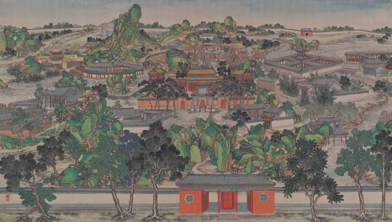 编号：31906805060703247067【酷图网】源文件下载-红楼梦场景精美工笔画