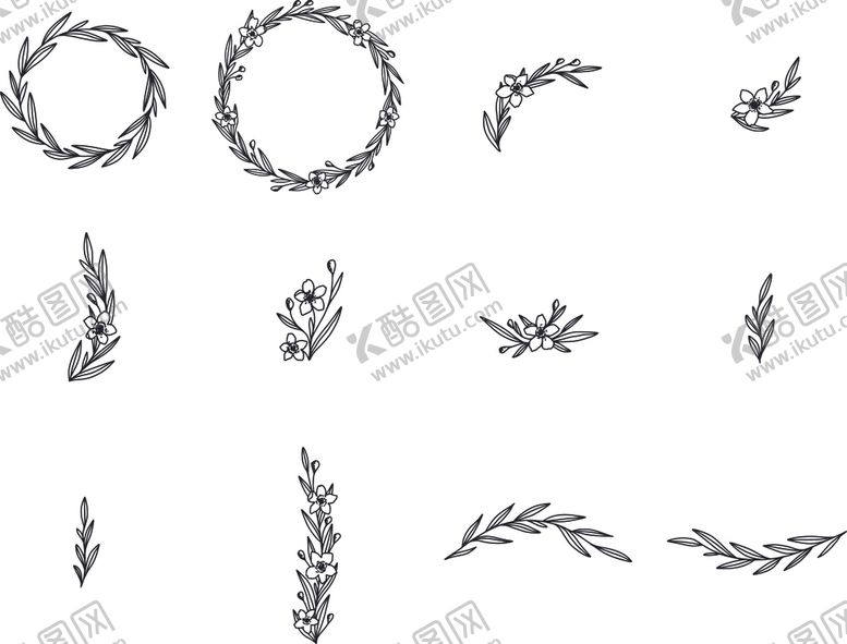 编号：18127310090207038562【酷图网】源文件下载-花枝