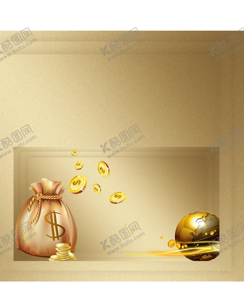 编号：16753210021324254765【酷图网】源文件下载-金色钱的背景.