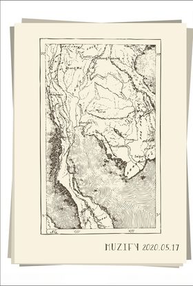 海域地域图素描画